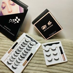 Magnetic Lashes & Eyeliner(vegan)Bundle -13 Pairs